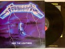 METALLICA - RIDE THE LIGHTNING Vinyl 1984 OG First Pressing MEGAFORCE 60396-1 NM