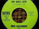 HEAR Mike Alexander 45 RPM on Richie 1967 Pop Goes Love (Garage Psych) VG++