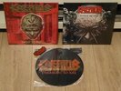 KREATOR - GOLD VINYL LP SET VIOLENT REVOLUTION + ENEMY OF GOD + SLIPMAT+PATCH
