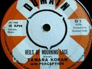TAMARA KORAN with PERCEPTION   VEILS OF MOURNING LACE ** 1968 DOMAIN 45 PSYCH