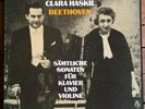 6733 001 Beethoven Complete Violin Sonatas / Griumiaux / Haskil 4 LP box set