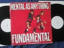 Mental As Anything Fundamental  Epic Records 26836 Promo White Label LP Album