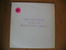 LED ZEPPELIN LIVE ON BLUEBERRY HILL DOUBLE GREEN & BLUE VINYL + 2 BONUS ALBUMS