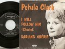 PETULA CLARK I WILL FOLLOW HIM & DARLING CHÉRIE DANISH 45+PS 1963 MOD GIRL BEAT