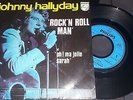 JOHNNY HALLYDAY ROCK N ROLL MAN 45 TOURS PROMO FROMAGERIE DES CHAUMES