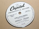 PROMO Capitol Johnny Pecon Lollapalooza / Be Your Darlin EXC+/EXC+ 78 RPM