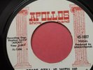 45rpm record RARE  THE APOLLOS- PEACE IS STILL WITH US- APOLLOS SHOW BAND