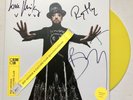 BOY GEORGE + CULTURE CLUB LIFE HAND SIGNED LTD EDITION YELLOW RECORD AUTOGRAPHED