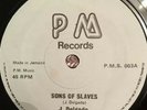 JUNIOR DELGADO Sons Of Slaves CONGOS At The Feast PM RECORDS PMS003  Vinyl EX-