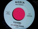THE LOOKING GLASSES - Visions / Migada Bus - garage psych 45 rpm - Media 414
