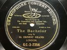 MUSIC HALL: ERNEST SHAND - ’THE BACHELOR’ 1905 1-SIDED G&T 78 FINE COPY