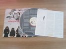 ANTHRAX Attack Of The Killer B's Rare 11 Tracks Korea Orig LP INSERT