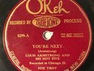 HEAR  LOUIS ARMSTRONG AND HIS FOT FIVE OKEH Oriental Strut ; ONE OF TOUGHIES