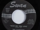 Northern Soul 45 SAPPHIRES Who Do You Love SWAN VG+ HEAR