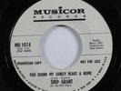Northern Soul Popcorn 45 SHEP GRANT You Found My Lonely... MUSICOR promo HEAR