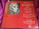 Sealed Classical LPP : Beethoven   Symphony No 9   Klemperer   Egmont   Angel