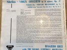 DECCA SXL 2077 Sibelius Violin Concerto RICCI/FJELDSTAD WBg Ed.1 Blue/Black Cov