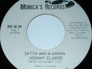 JOHNNY CLARKE Satta Mas A Ganna 1975 MONICAS CANADA 1st Press  SUPER RARE