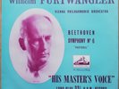 HMV ALP 1041 FURTWANGLER BEETHOVEN SYMPHONY NO. 6 PASTORALE NM LP FURTWÄNGLER