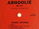 Mance Lipscomb Texas Sharecropper and Songster Vinyl LP Arhoolie 1961 1st Press