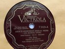 Lily Pons 78rpm single 12-inch Victrola V.E. #7369 Lucia Di Lammermoor Ardon
