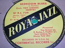 78 rpm-TINY GRIMES QUINTET - Bedroom blues - Living room romp- ROYAL JAZZ 739
