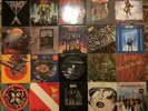 Metal & Rock Record lot. Kiss Led Zeppelin ACDC Judas Priest Van Halen Ozzy