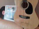 bob Dylan autograph guitar & lp HIGHWAY 61 REVISITED signed live PARIS 2017 rare