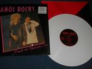 HANOI ROCKS.BACK TO MYSTERY CITY.UK LP.WHITE VINYL A1/B1.EX/VG+.
