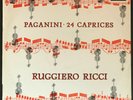 DECCA vinyl LP RUGGIERO RICCI 24 caprices PAGANINI sxl 21007-B GERMANY TELDEC