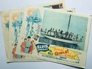 ELVIS PRESLEY - ORIGINAL GROUP OF 3 USA GIRLS,GIRLS,GIRLS LOBBY CARDS.
