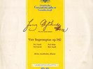 AESCHBACHER Piano SCHUBERT 4 Impromptus Op.142 DGG LP-16116 GY2 10