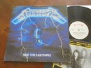 METALLICA Ride The Lightning EUROPE ROADRUNNER LP 1984 + OIS