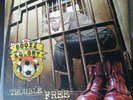 BOOZE AND GLORY--TROUBLE FREE, LP RWS FARBIGES VINYL RAR OI PUNK SKINS SKINHEAD