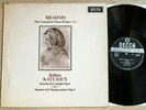 JULIUS KATCHEN piano sonatas BRAHMS 1964 UK ED1 WIDEBAND DECCA SXL 6129 MINT