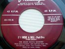 MILES DAVIS QUINTET 45 If I Were A Bell pt 1 / pt 2 Van Gelder PRESTIGE w5037