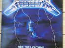 Metallica Ride the Lightning 1st press UK MFN 27 Ex/Ex vinyl LP