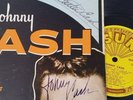 JOHNNY CASH & JUNE CARTER CASH - WITH HIS HOT & BLUE GUITAR LP - SIGNED BY BOTH