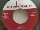 Link Wray and His Ray Men Cadence 1347 RUMBLE (GREAT ROCK N ROLL 45) OBO / VG++