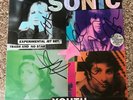 Sonic Youth Experimental Jet Set Blue Translucent Vinyl LP Signed