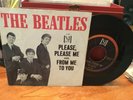 THE BEATLES: Please Please Me, Vee Jay Records, Pic Sleeve, OOP 45  RARE