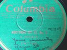 78 Rpm Test pressing monoface - R RENISON - BRAHMS - Nocturne - piano - COLUMBIA