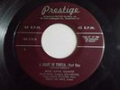 Miles Davis A Night In Tunisia Part 1 & 2 45 1958 Prestige Jazz Vinyl Record