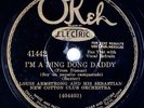 LOUIS ARMSTRONG: I’m A Ding Dong Daddy US OKEH 41442 Jazz 78 E-