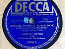 RARE WWII Decca 3598 ANDREWS SISTERS Boogie Woogie Bugle Boy 78 rpm Record NICE
