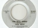 TINA BRITT The Real Thing EASTERN  NORTHERN SOUL USA 45