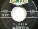the BEACH BOYS - Surfin' / Luau - Candix 301 strong VG surf hot rod garage