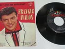 Frankie Avalon 45 w/ Picture Sleeve–Two Fools & Just Ask Your Heart Chancellor 