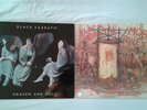 Black Sabbath vinyl albums Heaven and Hell and Mob Rules Lp's