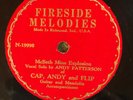 Fireside Melodies WARREN CAPLINGER McBeth Mine Disaster 78 rpm Country E- -1939